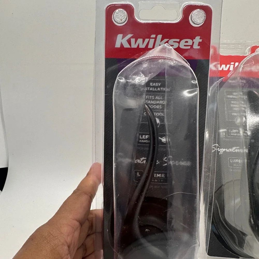 Kwikset Venetian Bronze Tustin Dummy‎ Lever Set 2 Pack Inactive Door Hardware