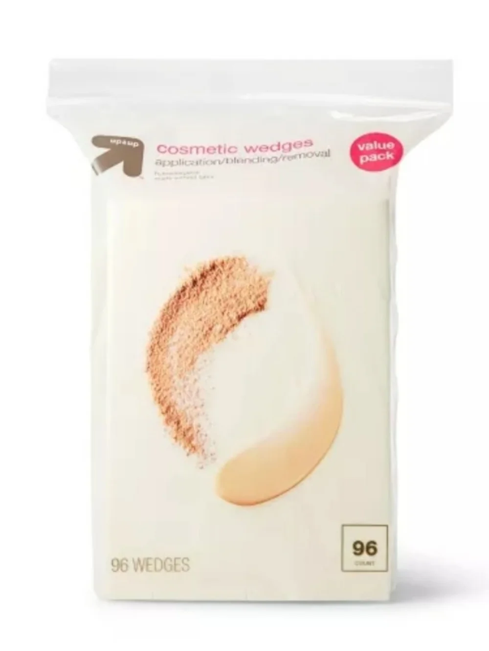 Beauty Wedges - White - 96ct - up&up™: Hypoallergenic