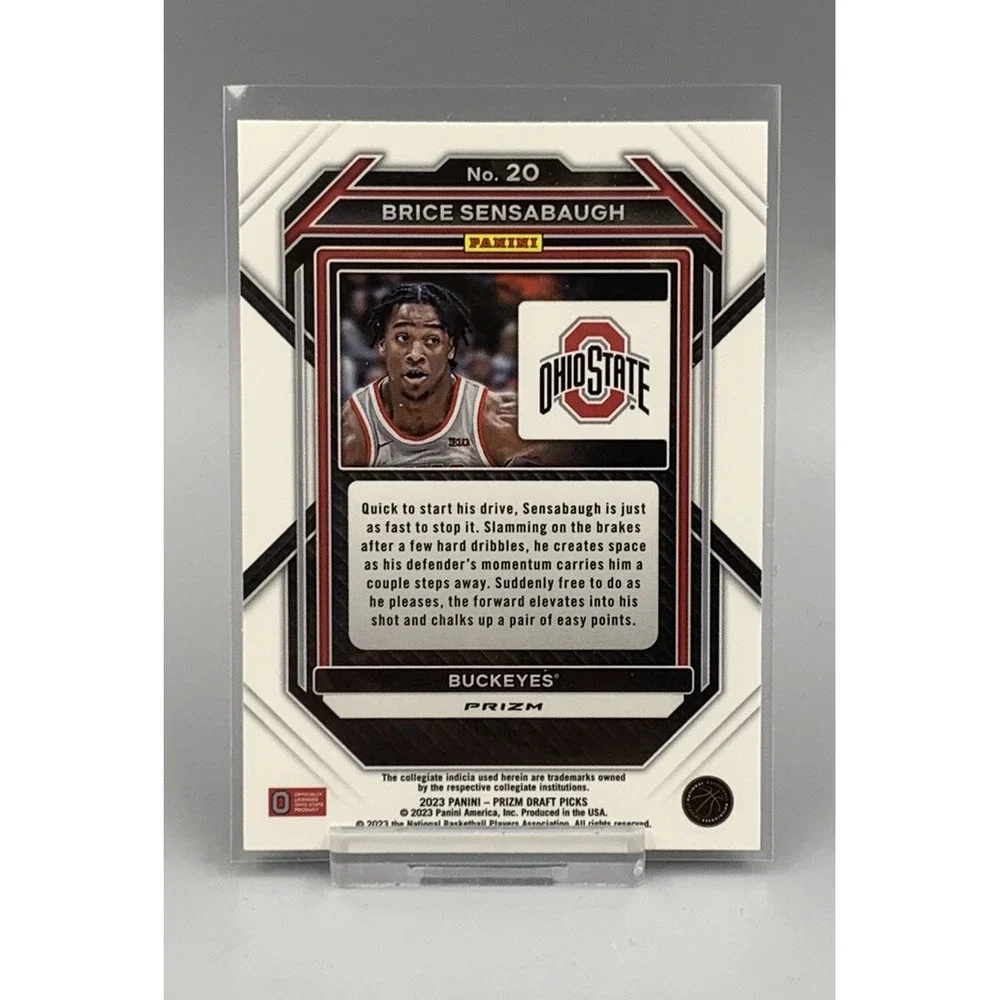 Brice Sensabaugh‎ 2023 Prizm Draft Green Rookie RC #20