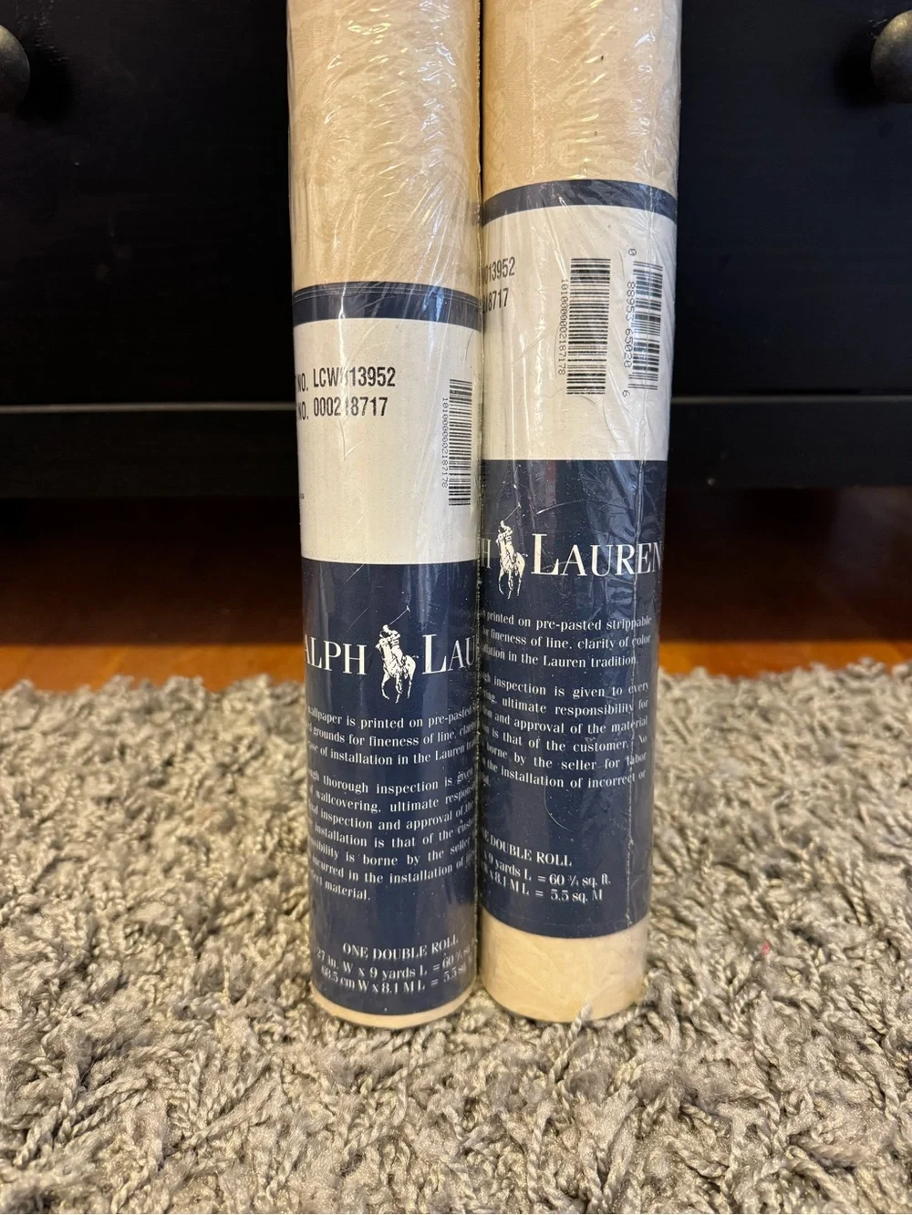 NEW Vintage 2pck Ralph Lauren Wallpaper