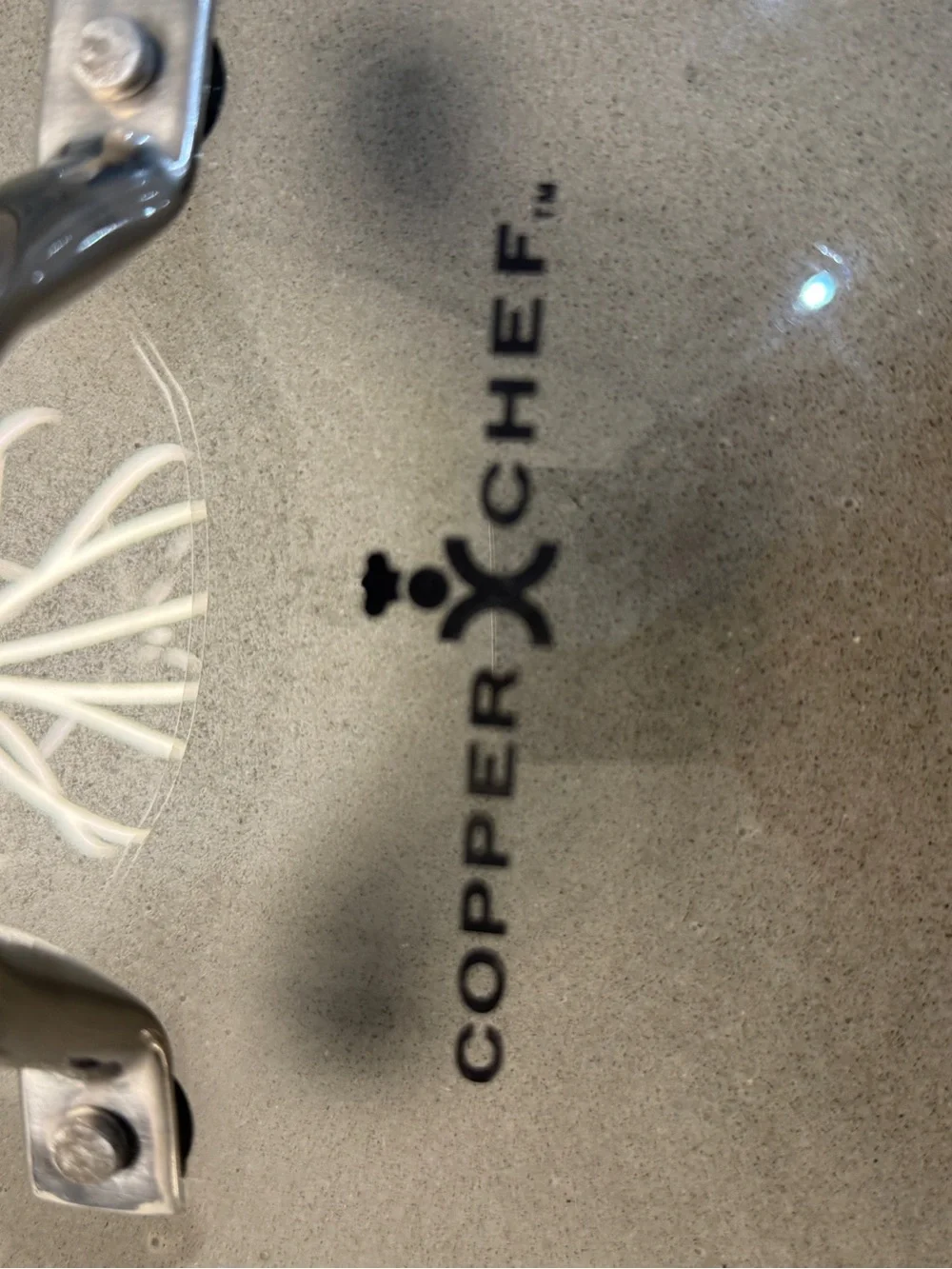 Copper Chef replacement pan lid tempered glass with vent hole 10 in
