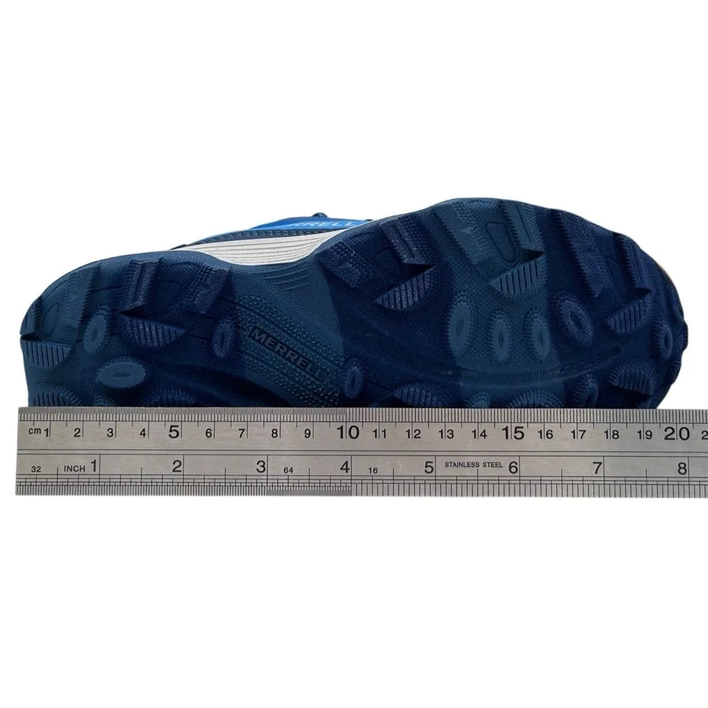 Merrell Moab Speed Little Boys Girls Waterproof Hiking Sneaker Size 13 Blue