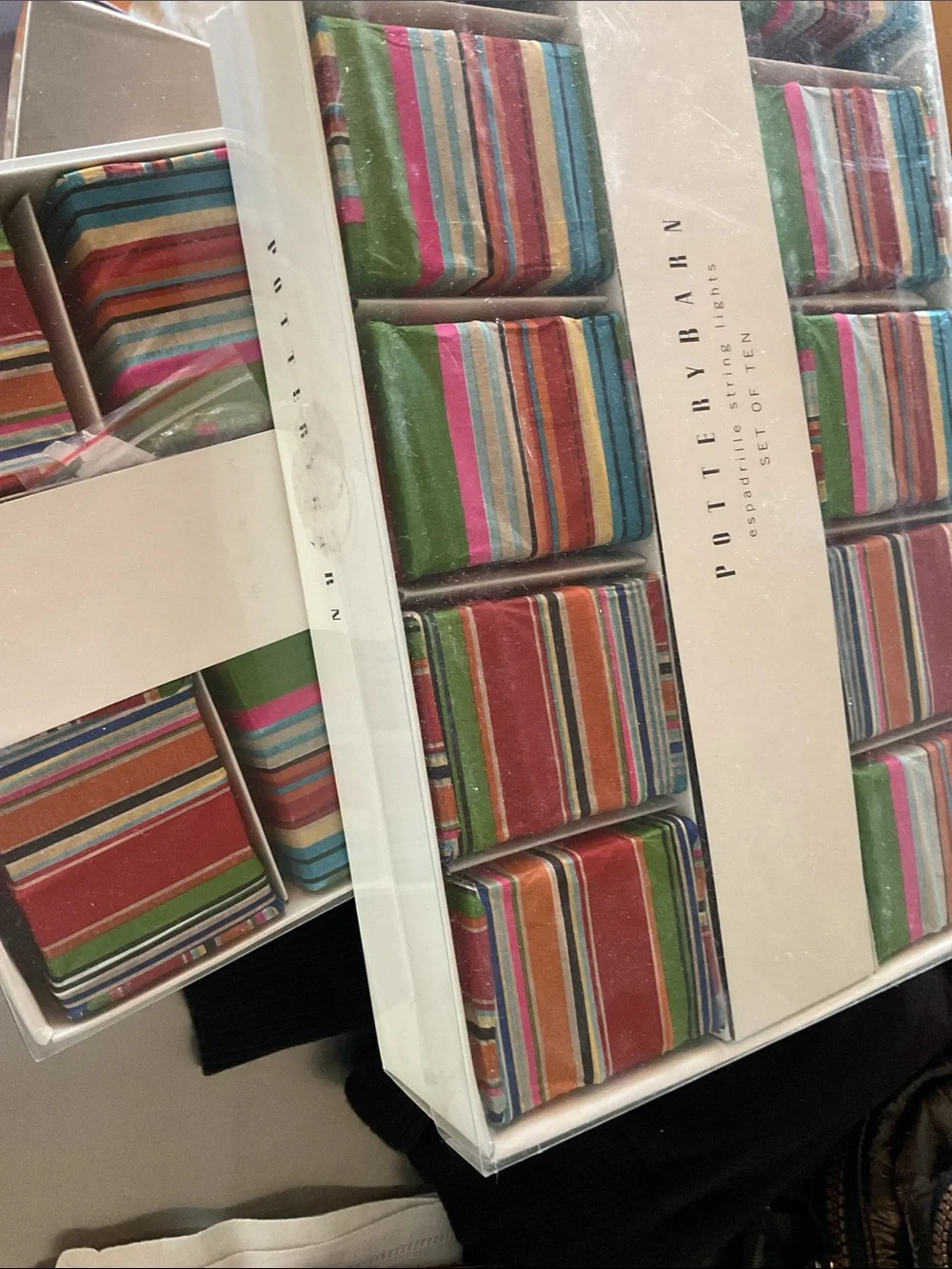 Pottery Barn Lights 2 Sets Espadrille String Lights 2 Sets Festive Party Lights