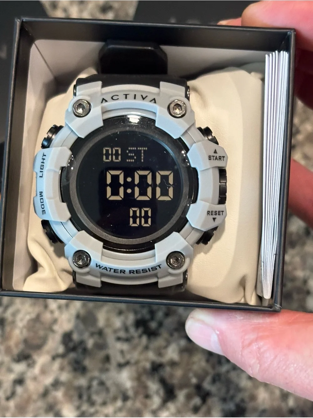 Activa Kadron X Invicta Digital Men's Watch - 53mm, Black NWT