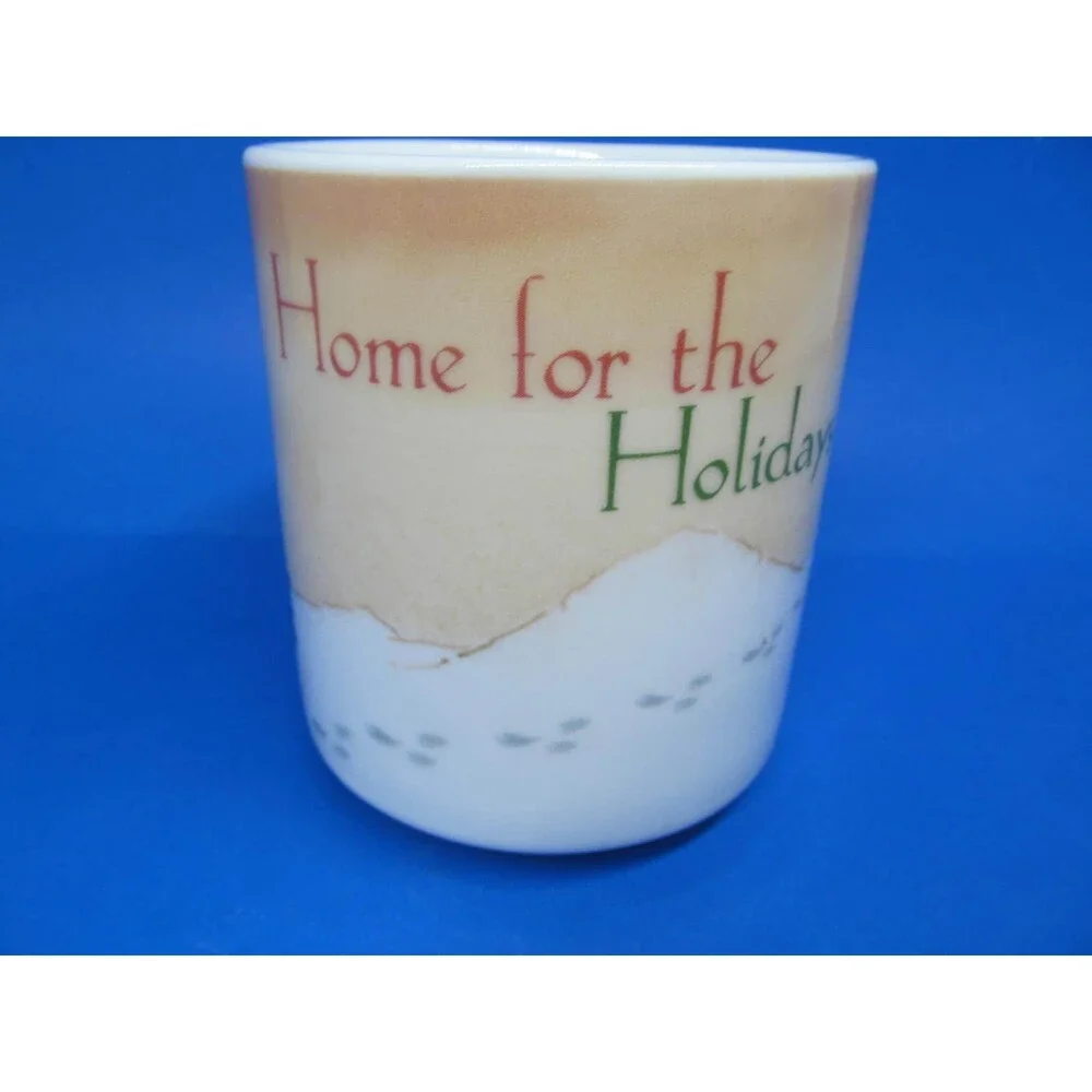 Pottery Barn Home For The Holidays Coffee Mug