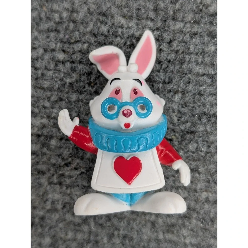 DISNEY Alice in Wonderland Animators Collection White Rabbit Figure Cake Topper