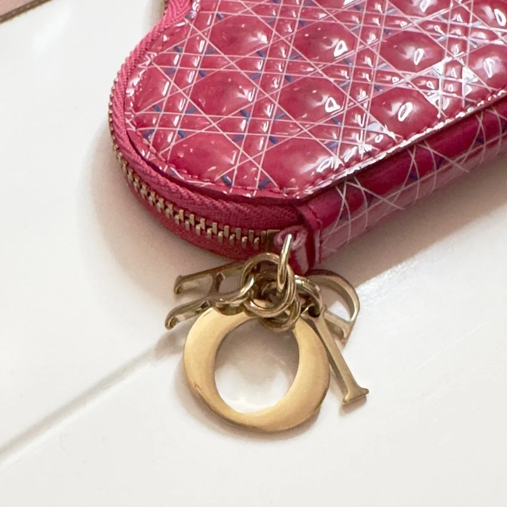 Dior pink patent
