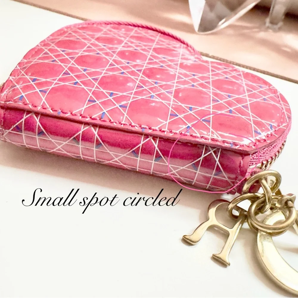 Dior pink patent