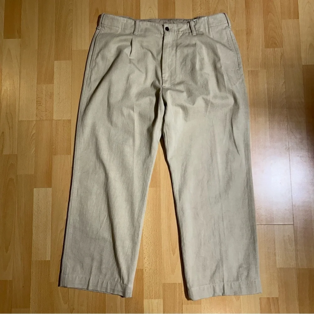 AYR‎ The Pal Wide Leg Trouser in Beige Tan 36x30