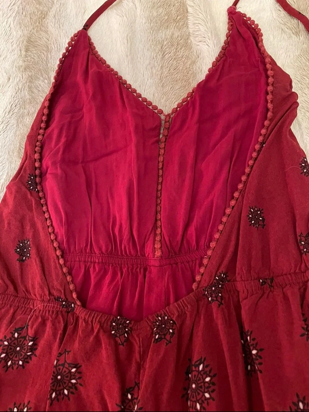 Tobi romper halter tie