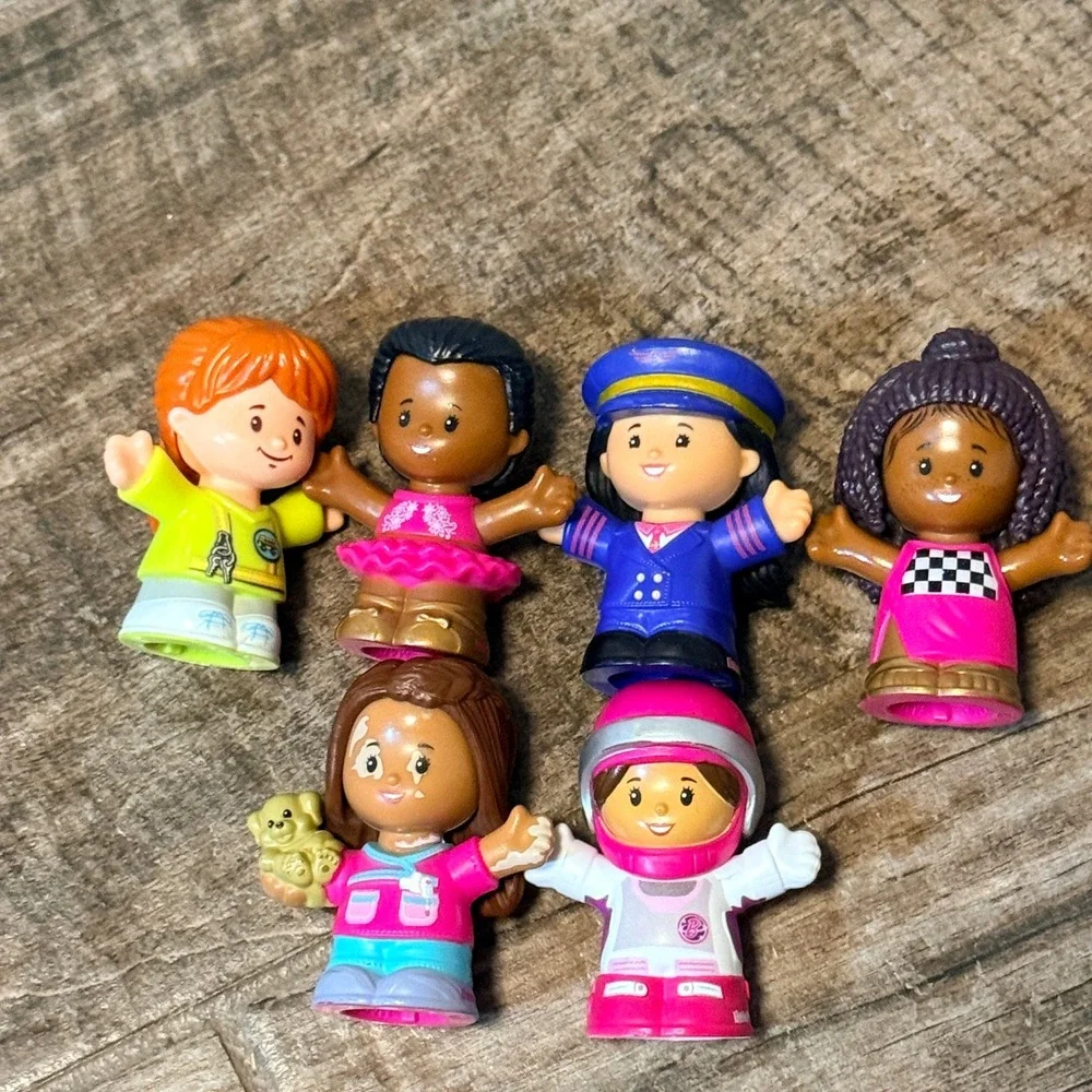 Fisher Price Little People You Can Be Anything Girl Figures,Mix Lot of 6