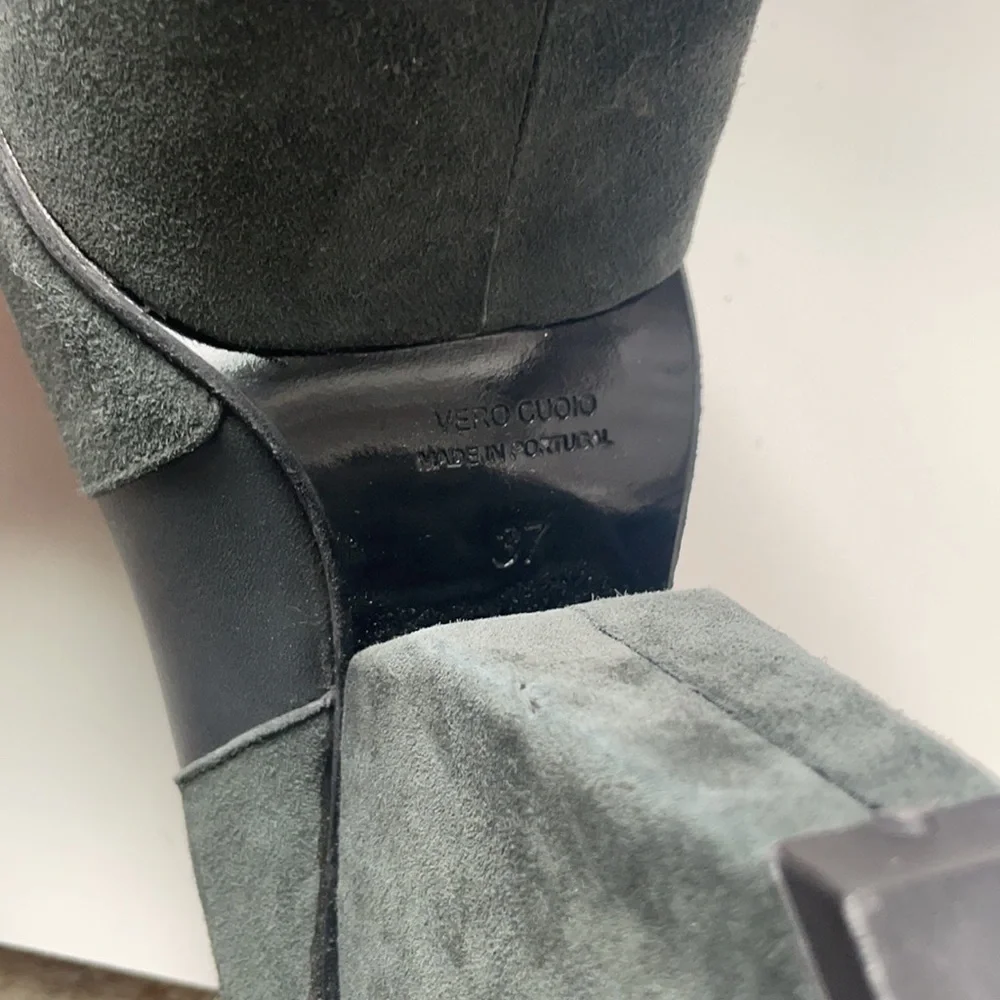 Surface To Air‎ Designer Platform Grey Suede Pumps Size 37