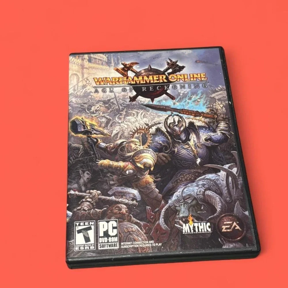 Warhammer Online Age of Reckoning PC Game 2008 EA Mythic Entertainment DVD-ROM