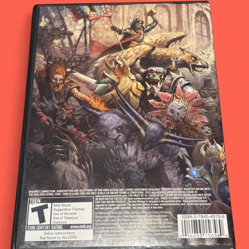 Warhammer Online Age of Reckoning PC Game 2008 EA Mythic Entertainment DVD-ROM