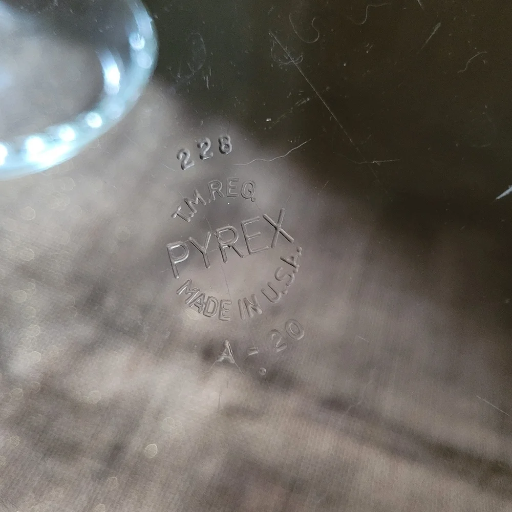 Pyrex original clear
