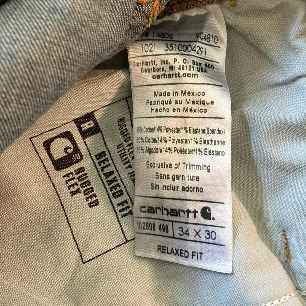 Carhartt Relaxed Fit Relaxed Fit Carpenter Denim Workwear‎ Jeans