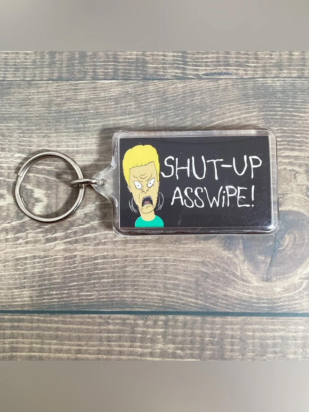 Vintage 90's 1993 Beavis And Butthead Keychain MTV 