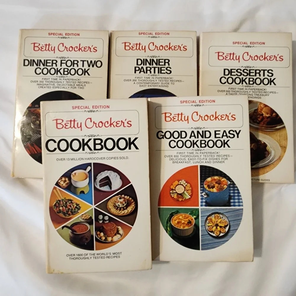 Betty Crocker Special Edition Cookbook collection from‎ the 1970s Set Of 5