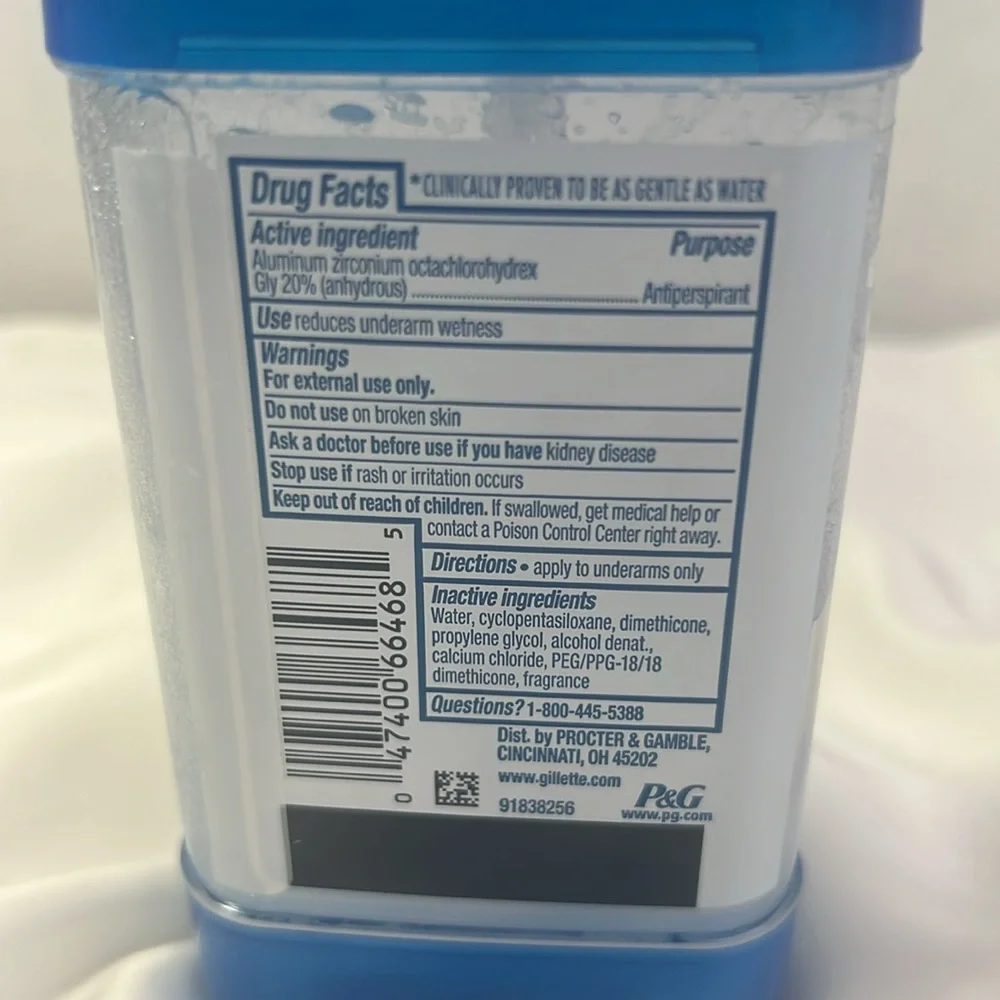 Gillette‎ Cool Wave Antiperspirant Non-Irritant Ultimate Protection 3.8 Oz
