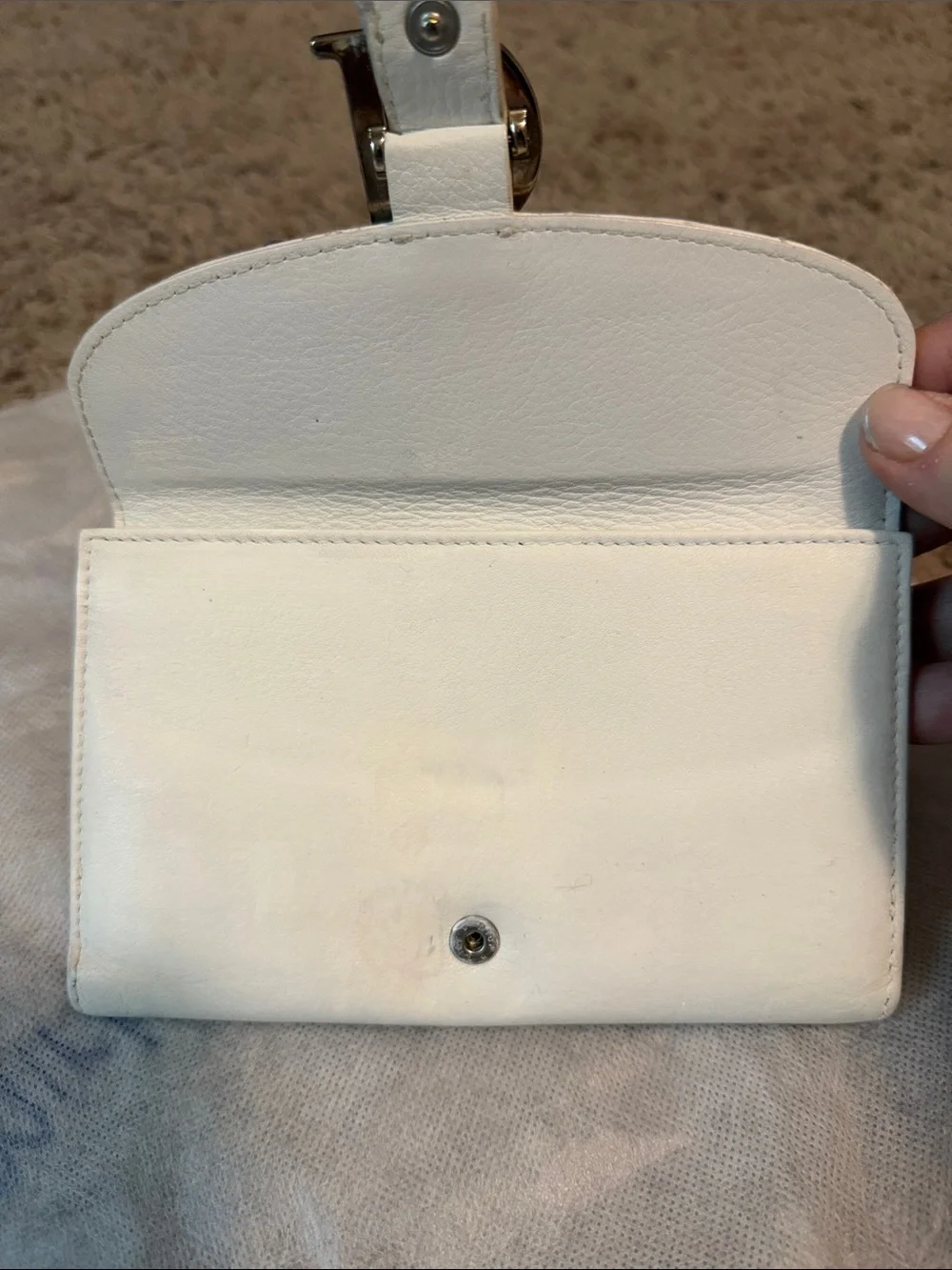 Dior compact wallet