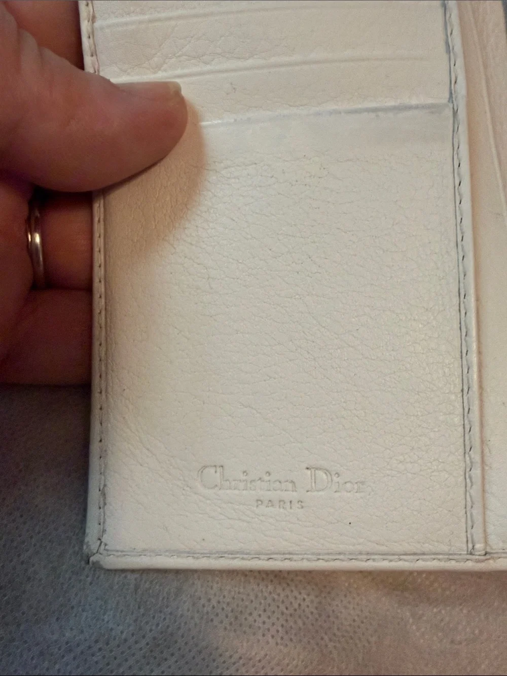 Dior compact wallet