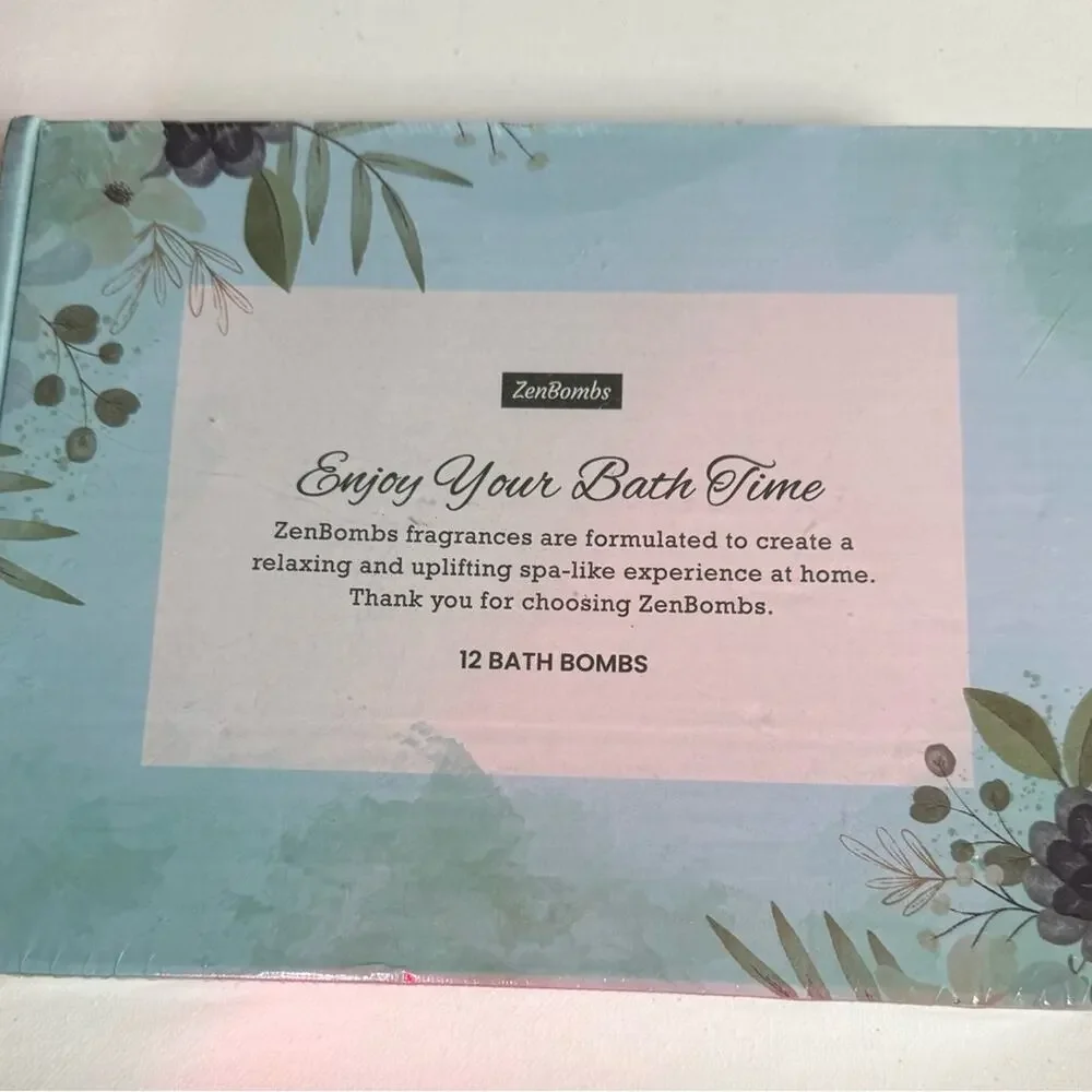 Bath Bomb Set of 12…Relaxing Spa Experience