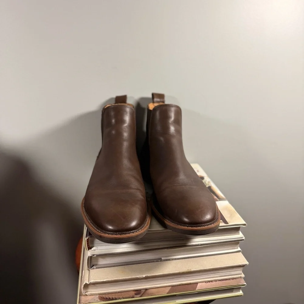 Black Brown Black Crown 1826 Dark Brown Leather Men’s Ankle Boots