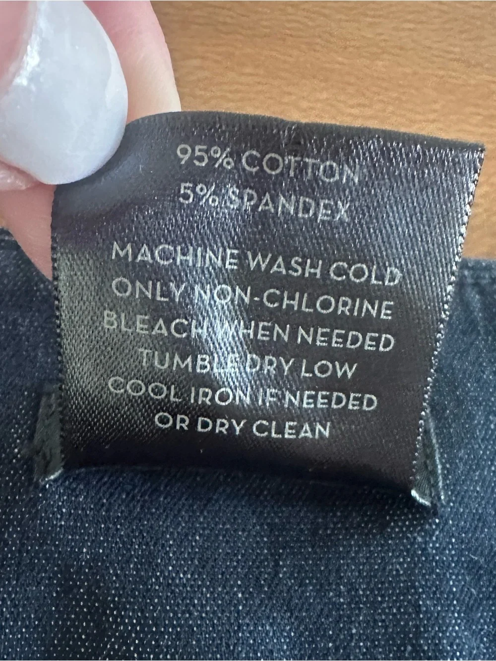 Ann Taylor beltloops chambray