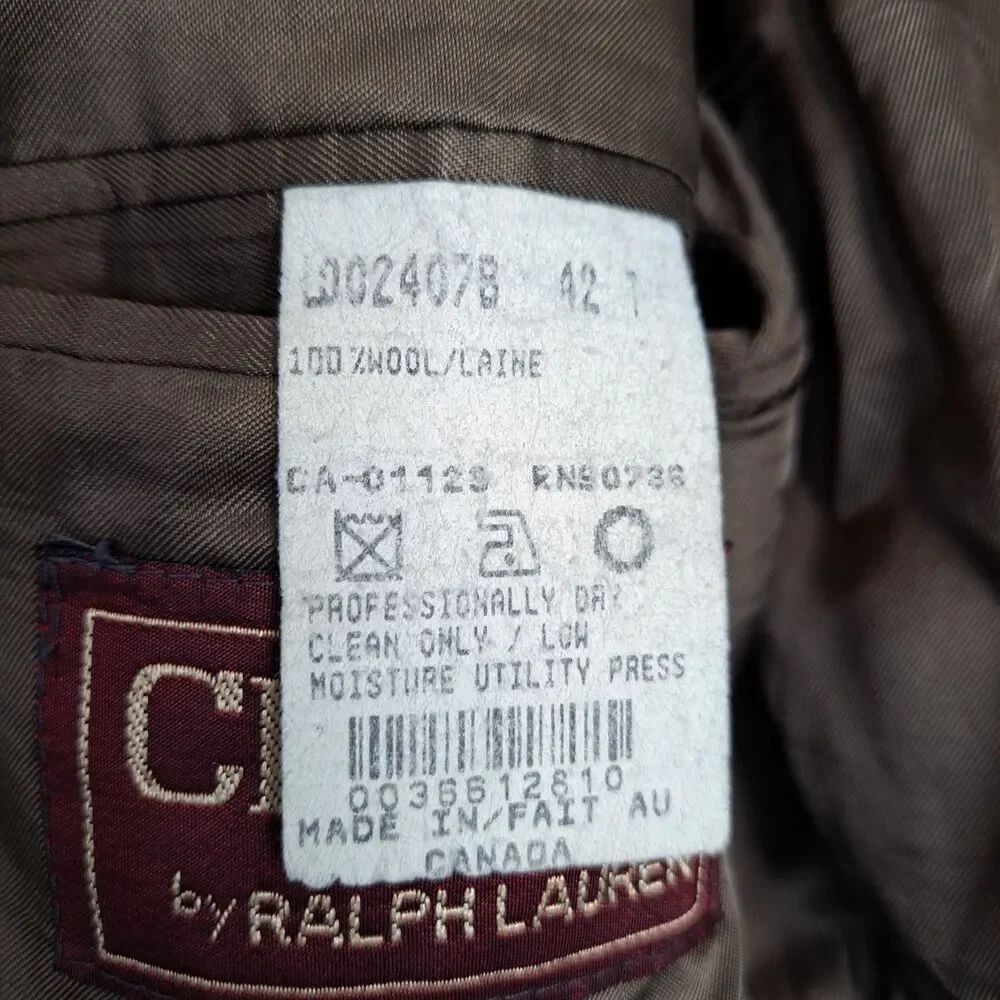 Ralph Lauren take measurements
