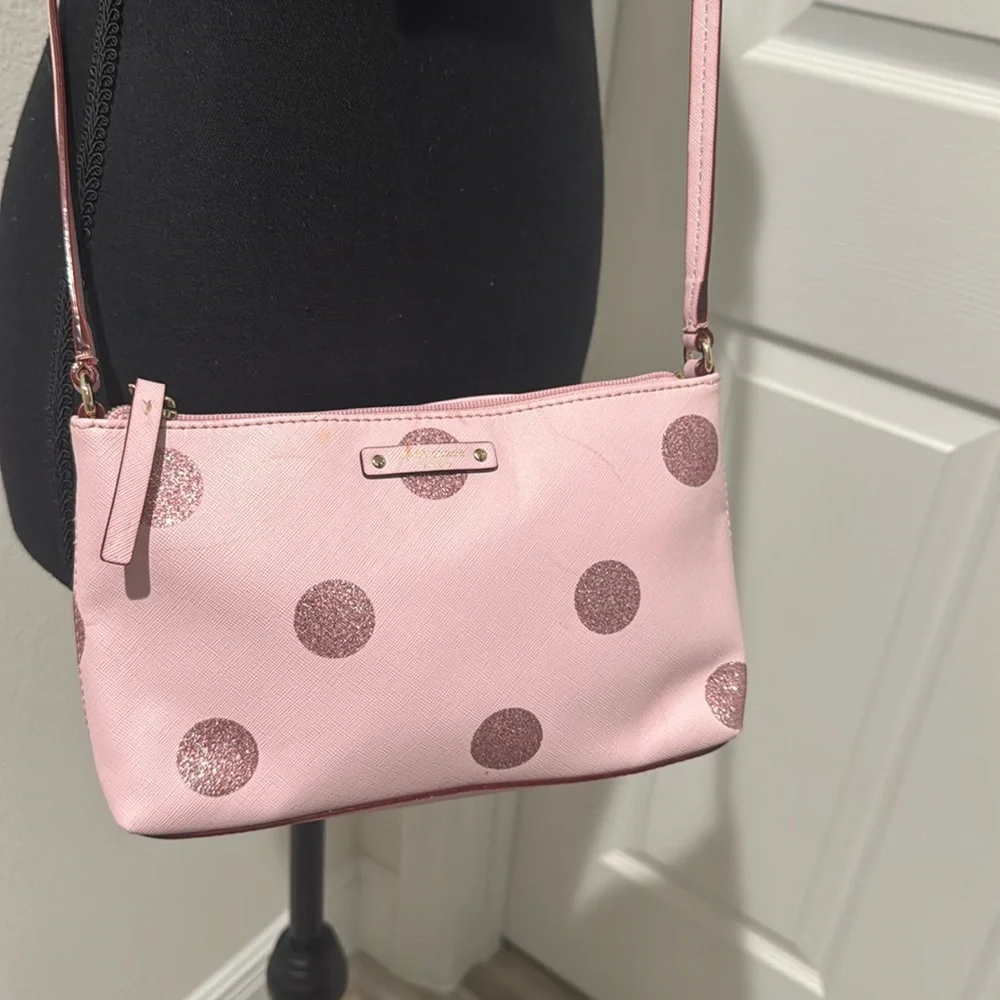 Kate spade glitter crossbody bag NWOT