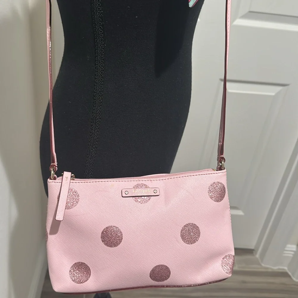 Kate spade glitter crossbody bag NWOT