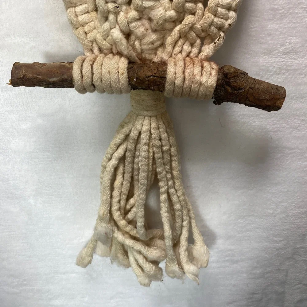 Hand Made Homemade rustic macrame