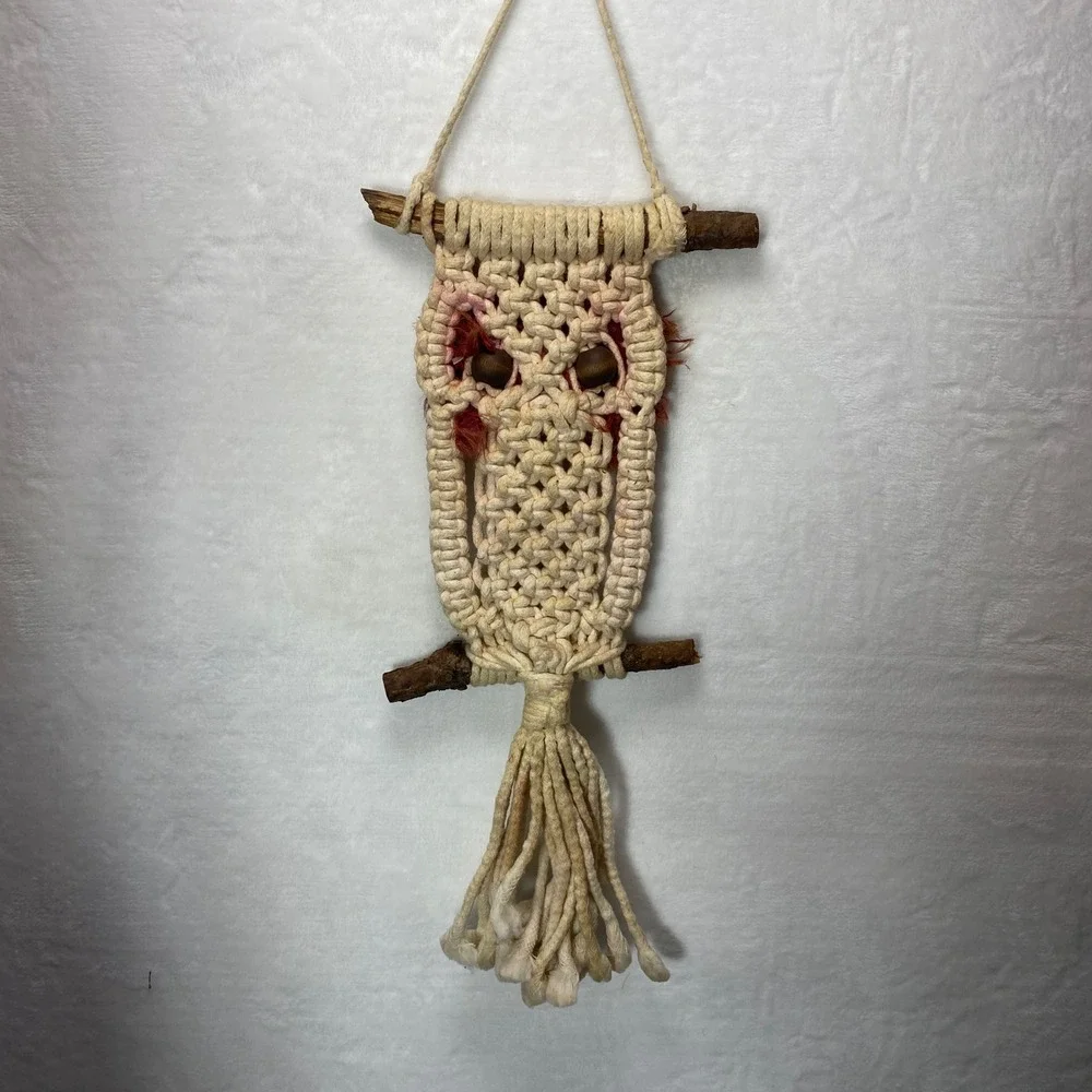 Hand Made Homemade rustic macrame