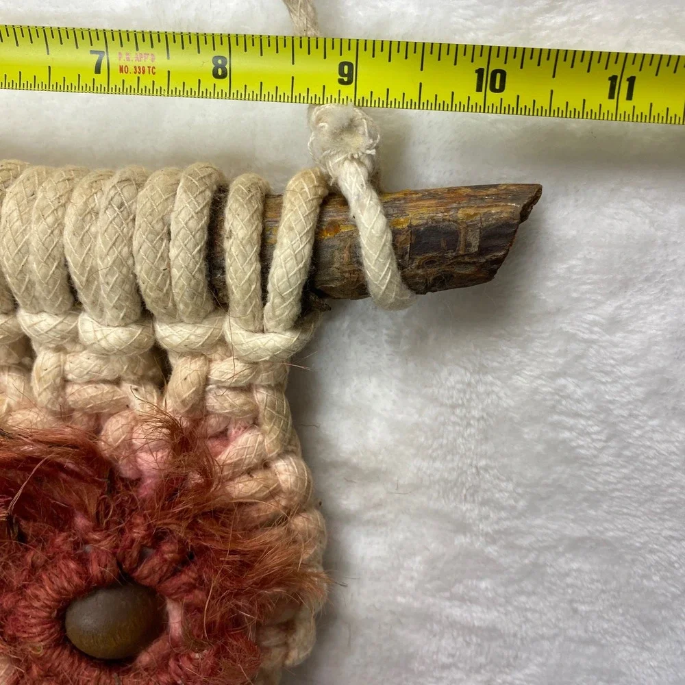 Hand Made Homemade rustic macrame