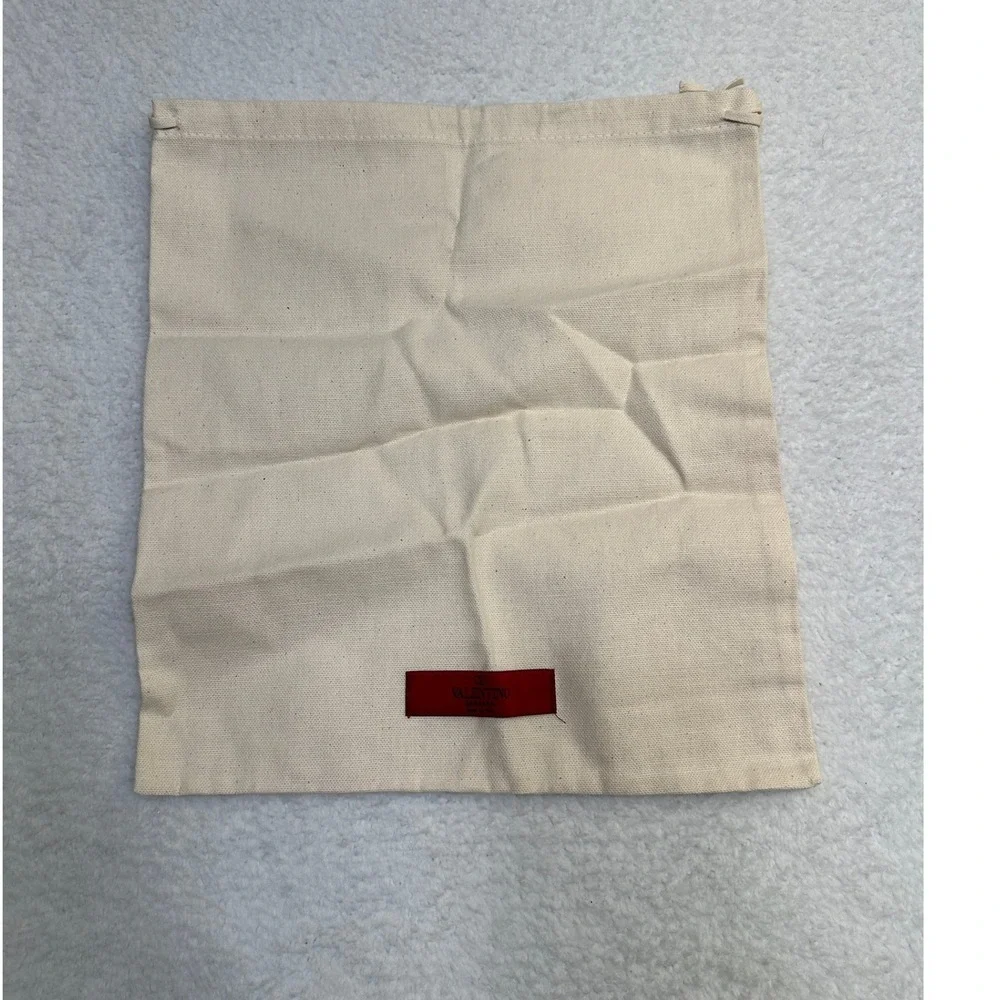 Valentino Garavani Dust Bag Pouch Canvas Drawstring Made in Italy-New no tags‎
