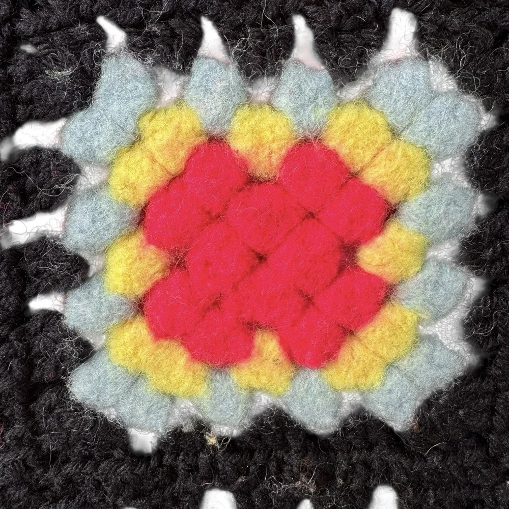 Handmade crochet granny
