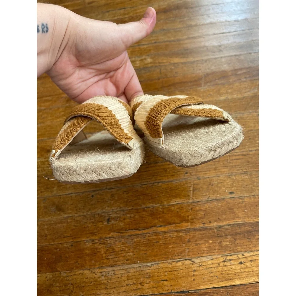 Castaner Espadrille Raffia Criss Cross Slide Sandals -‎ Women's Designer Shoes