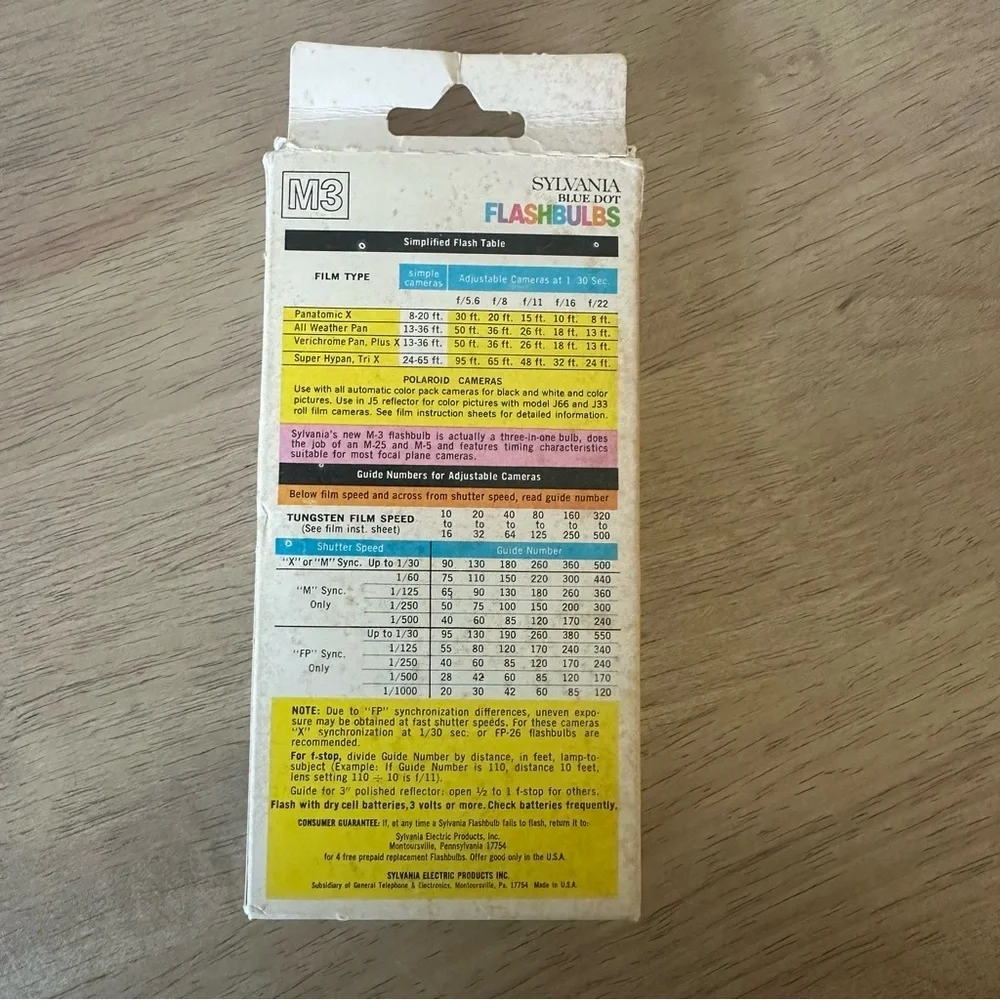 Sylvania vintage m3