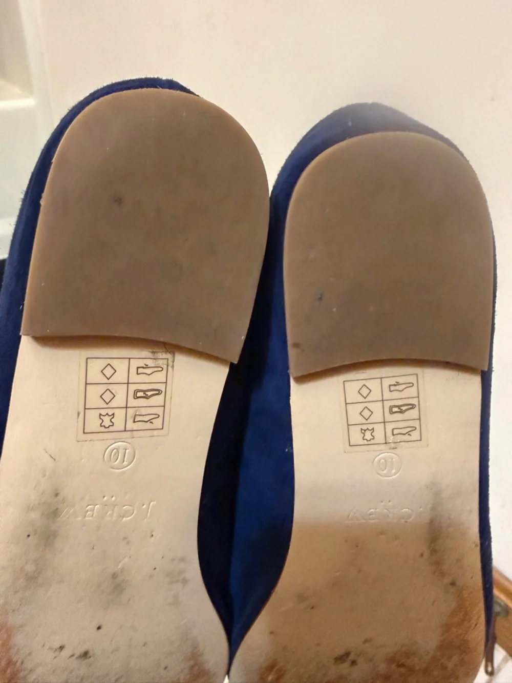 J. Crew Navy Suede Loafers
