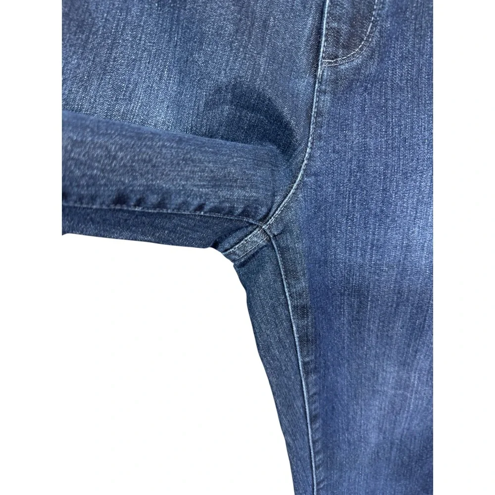 Christopher & Banks 6 Blue Capri Jeans Women's High Rise Stretch Denim