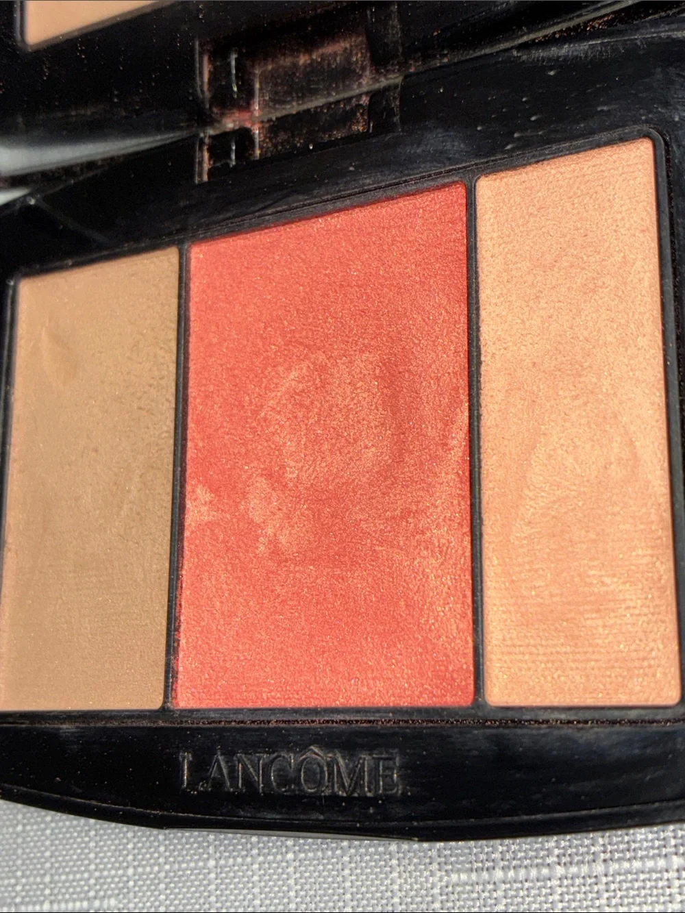 VINTAGE LANCÔME BLUSH SUBTIL PALETTE TRIO NECTOR LACE in Peach and Coral Shades