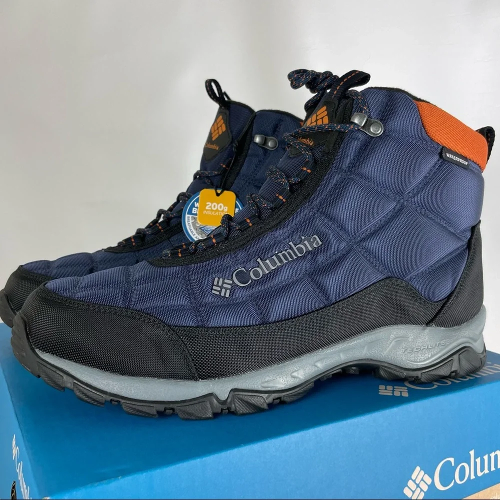 Columbia Firecamp Waterproof Men’s Boots Size 11.5 200g Insulation