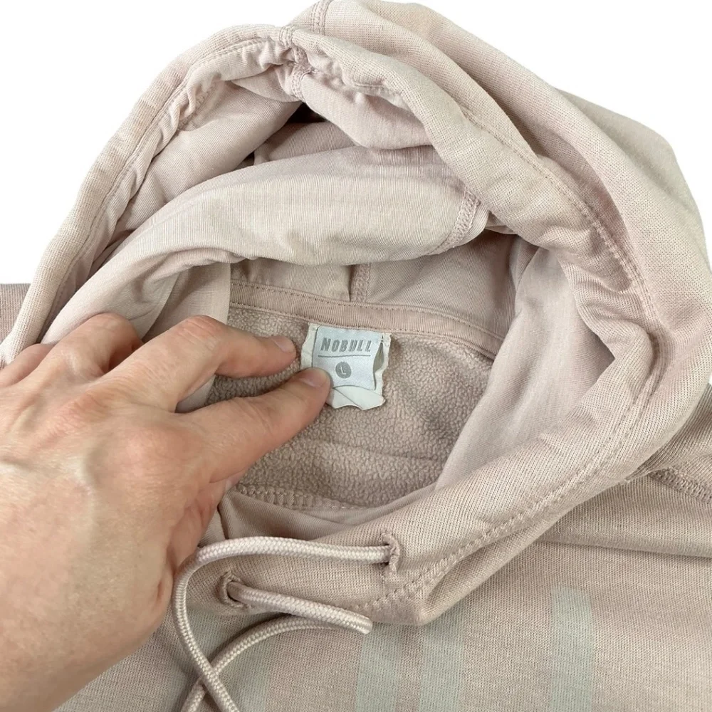 NOBULL Pullover Hoodie Sweatshirt Dusty Rose