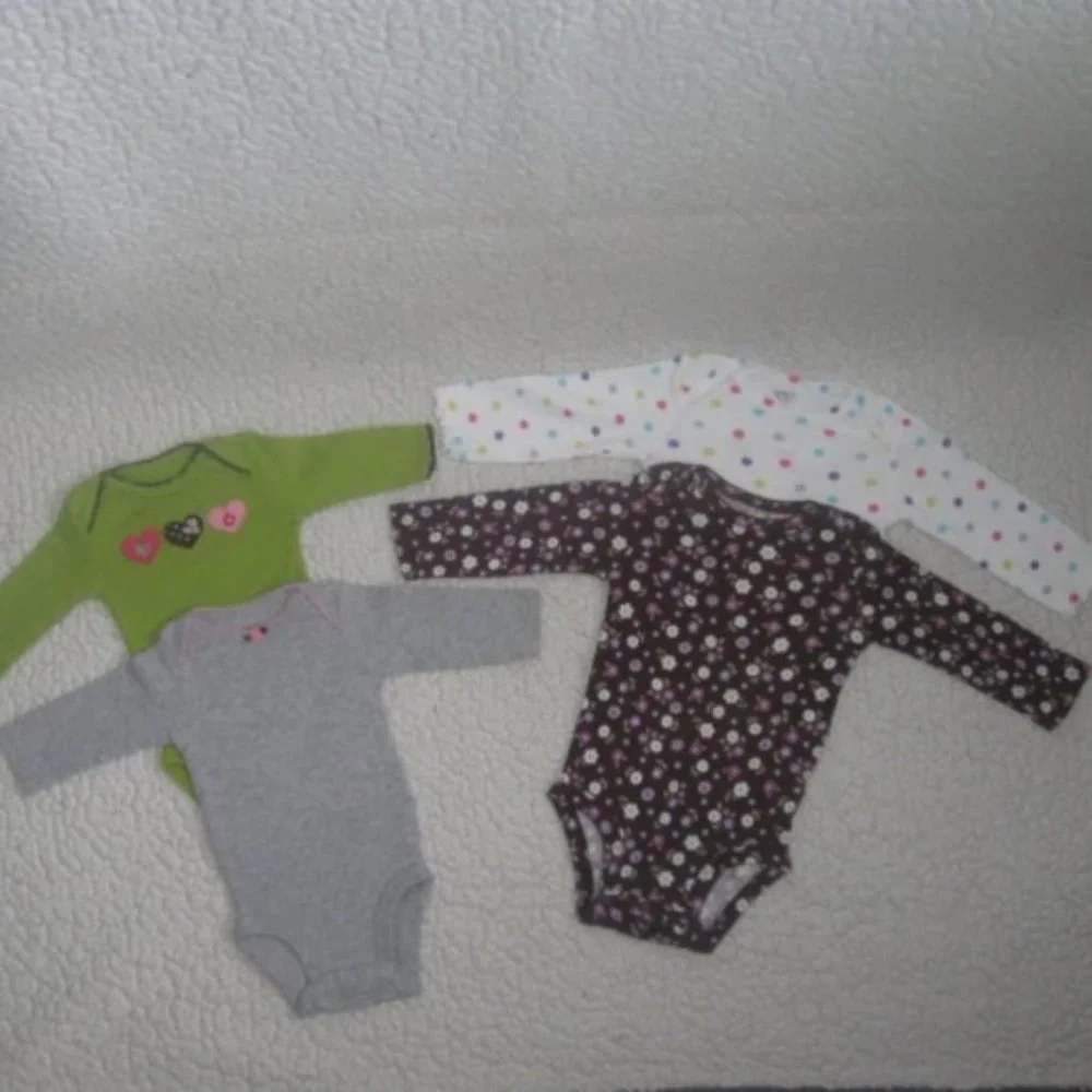 Girls Carters Newborn Bodysuit Bundle