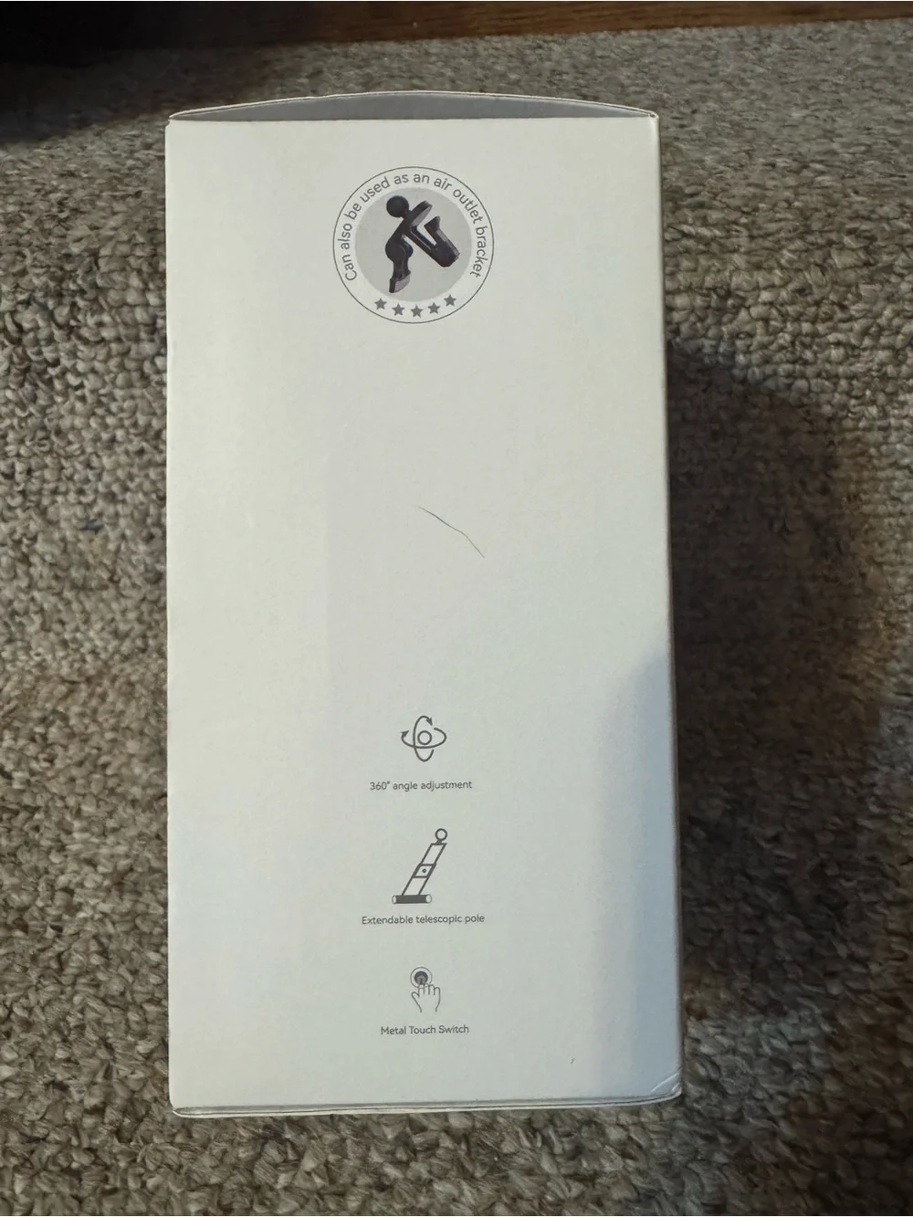 15W Black Wireless Charging 2-in-1 Car Bracket