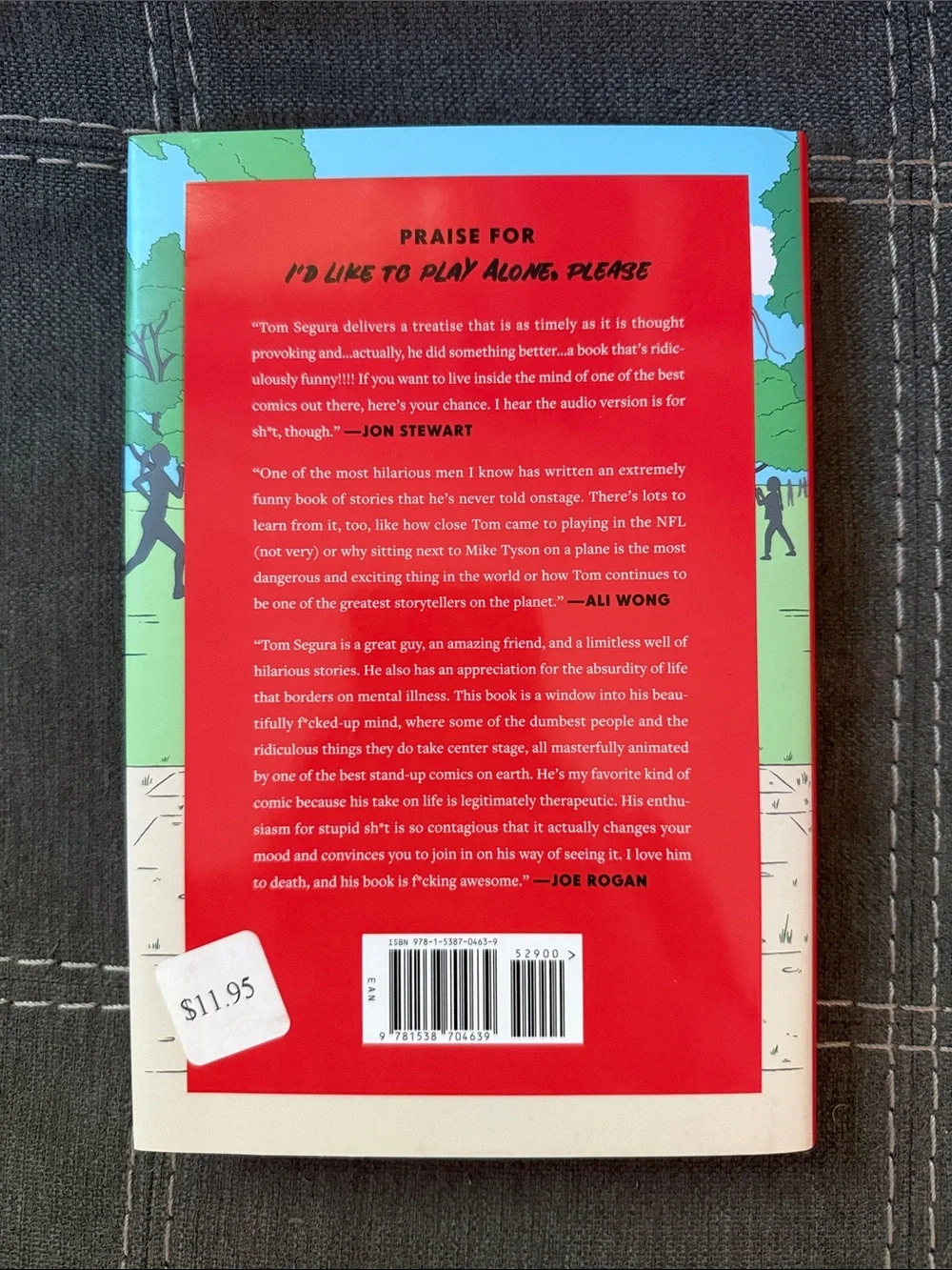 I'd Like to Play Alone, Please: Essays by Tom Segura Hardcover Book read once