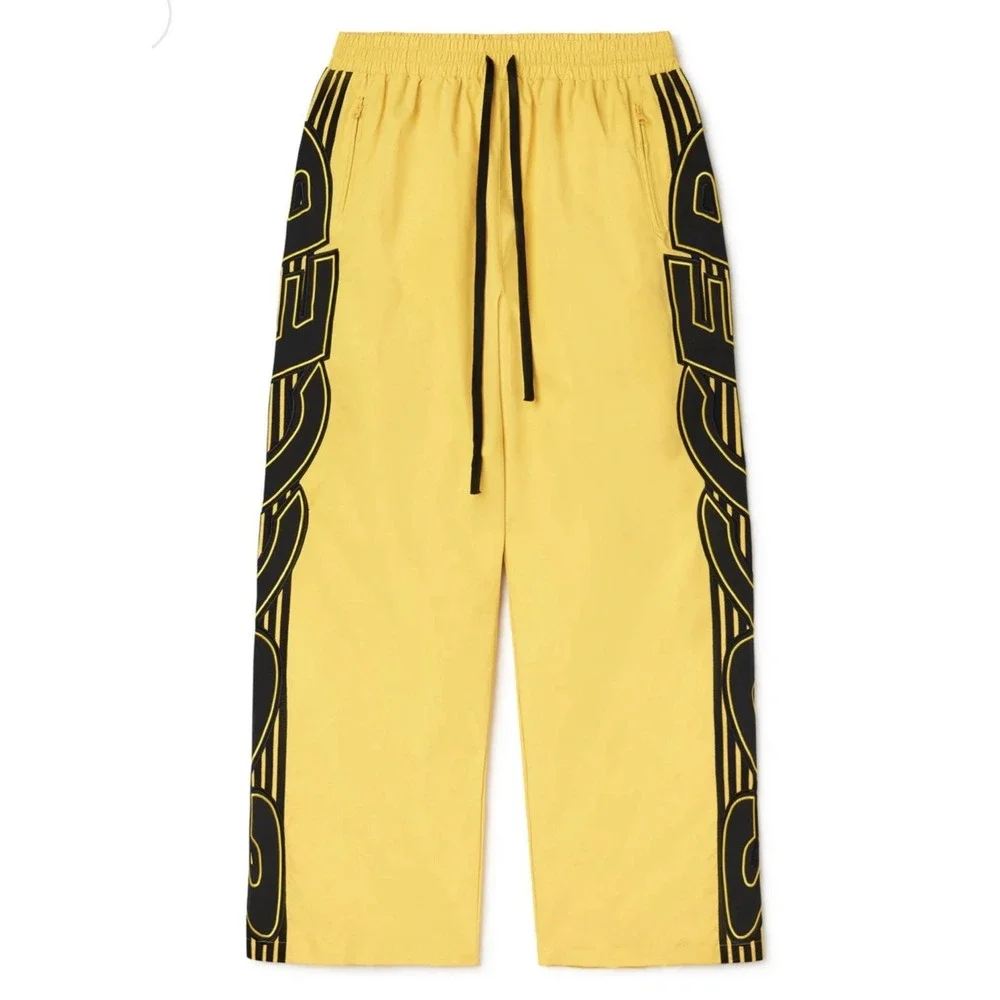 Vale Valley Soccer Track Pants L Yellow Joggers Vale Sports Division Baggy