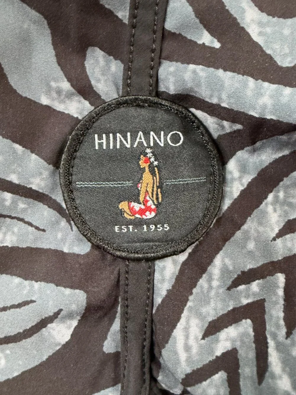 RARE Hinano 1955 Collection Tahiti Board Shorts -Men's Sz. 40- Black/White - EUC