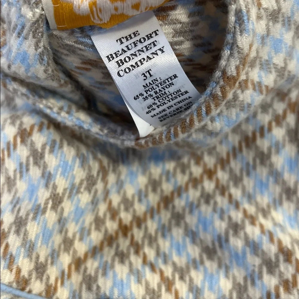 The Beaufort Bonnet Company cream blue