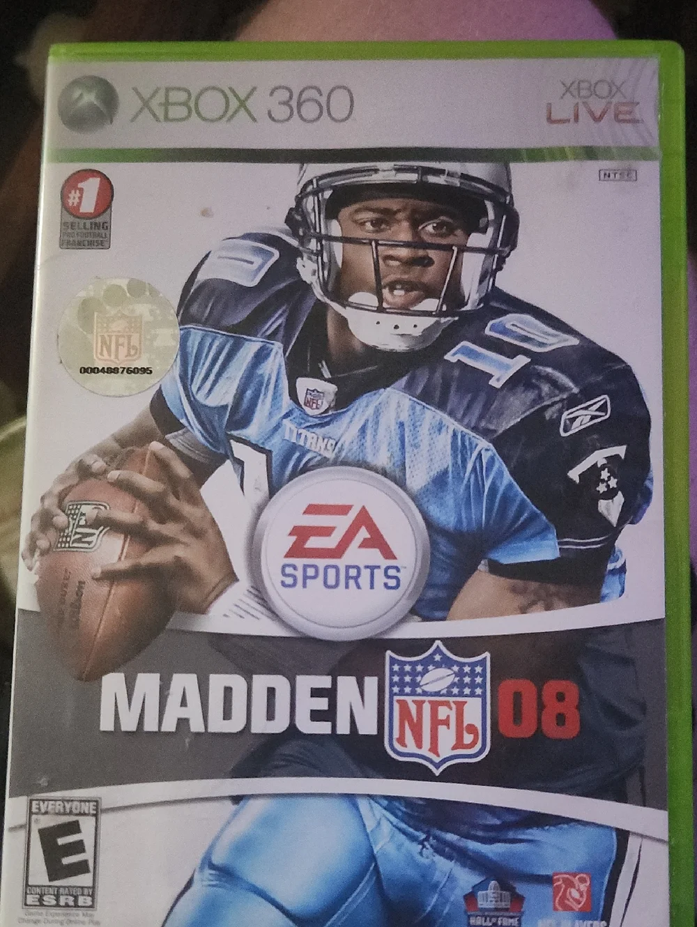 Microsoft Xbox 360 Madden NFL 08 - Blue and Green Cover